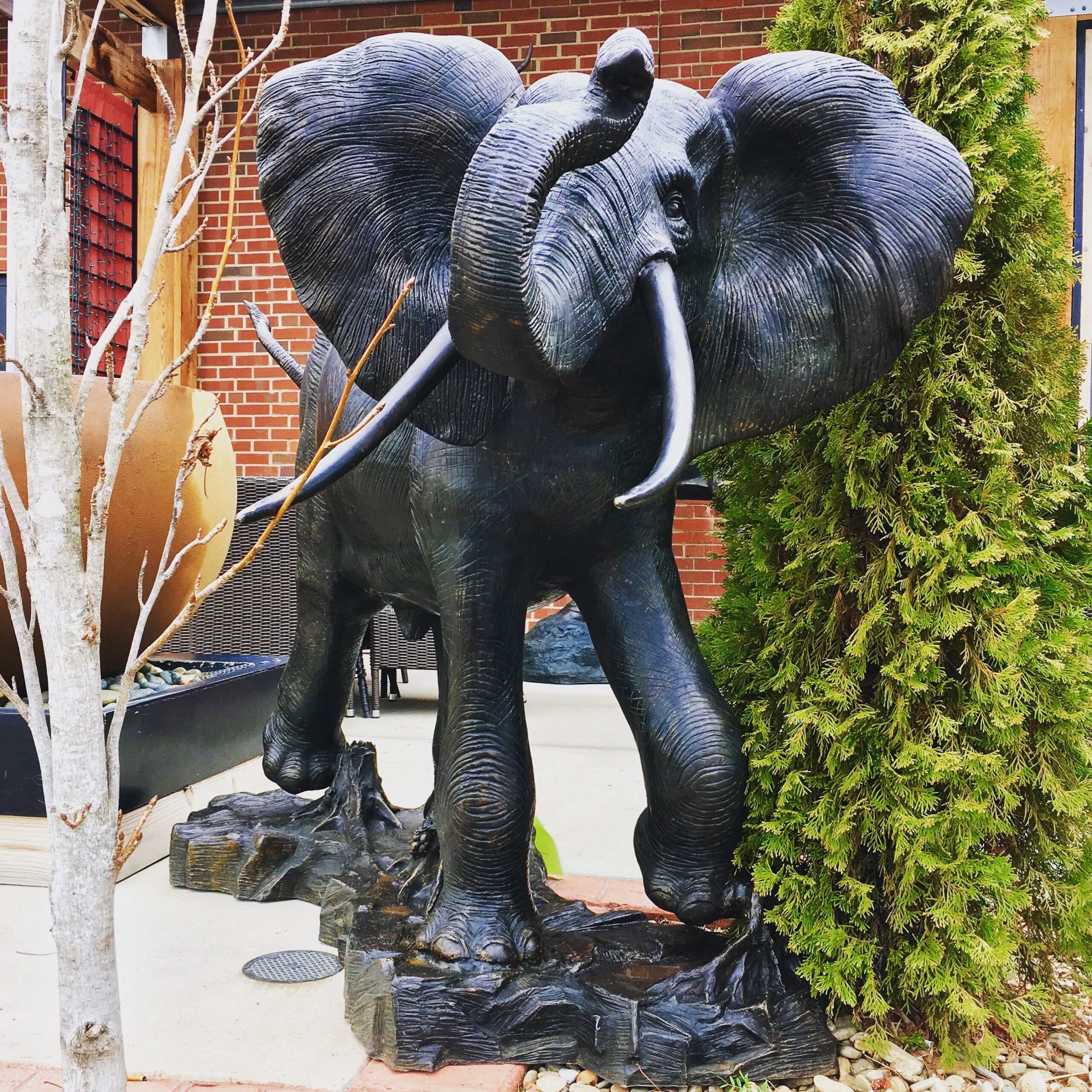 SRB15041 Bronze Elephant Sculpture Metropolitan Galleries Inc. Trade Suppliers