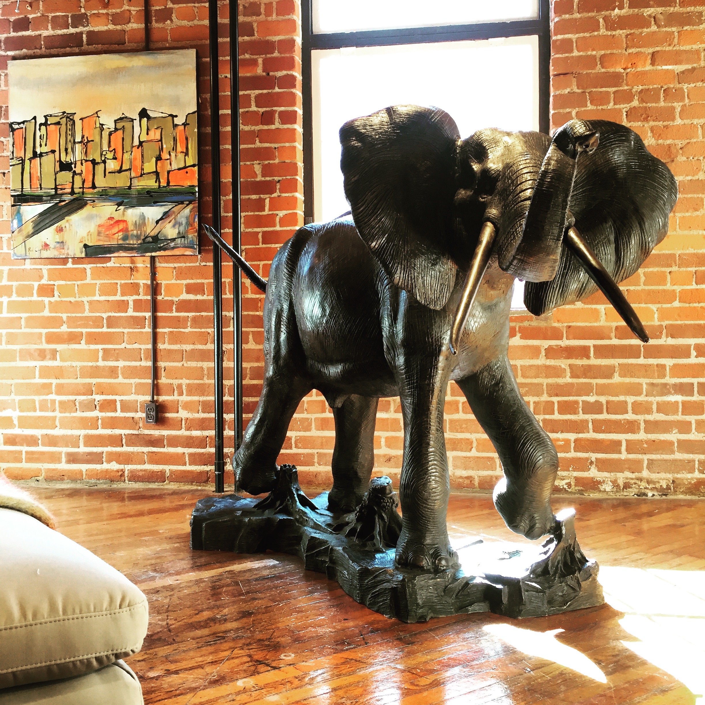 Bronze Elephant Sculpture Metropolitan Galleries Inc.
