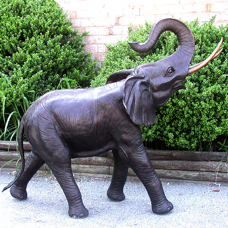 SRB25409 Bronze Large Elephant Fountain Sculpture by Metropolitan Galleries Inc