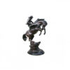 Bronze Cowboy on Horse Table-top Sculpture