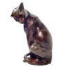 Bronze Egyptian Cat Sculpture