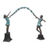 Bronze Arbor Girls Sculpture