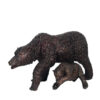 Bronze Bear & Cub Sculpture