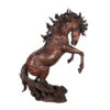 Bronze Rearing Horse Sculpture (Right)