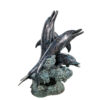 Bronze Three Dolphin Fountain Sculpture