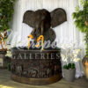 Bronze Elephant Wall Fountain Sculpture