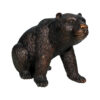 Bronze Medium Sitting Bear Sculpture