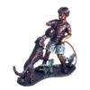 Bronze Boy & Dog Tug-a-War Sculpture