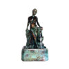 Bronze Lady Wall Fountain Sculpture