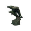 Bronze Three Dolphins Fountain Sculpture