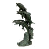 Bronze Five Dolphins Fountain Sculpture