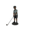 Bronze Little Boy Golfer Sculpture
