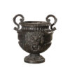 Bronze Lion Head with Ring Urn