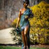 Bronze Antonia with Jars Fountain Sculpture