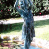 Bronze Girl holding Bucket Fountain Sculpture