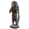 Bronze Standing Apache Sculpture