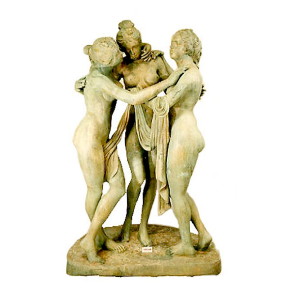 SRB57029 Bronze Three Ladies Sculpture Metropolitan Galleries Inc.