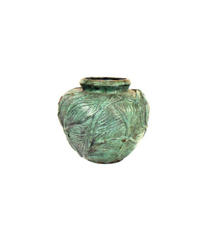 Bronze Verdigris Vase Metropolitan Galleries Inc. Bronze Vases and Urns