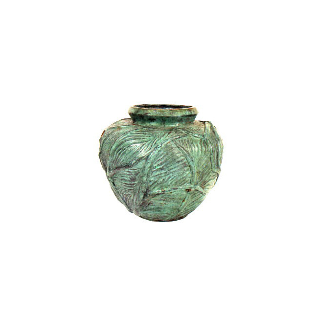 Bronze Verdigris Vase Metropolitan Galleries Inc. Bronze Vases and Urns