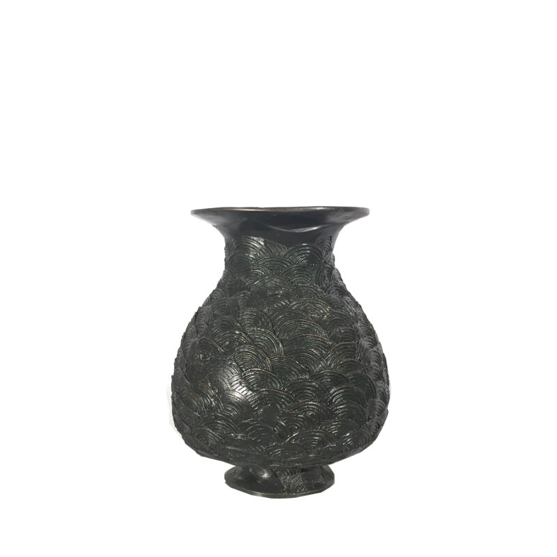 Bronze Verdigris Vase Metropolitan Galleries Inc. Home and Garden Decoration