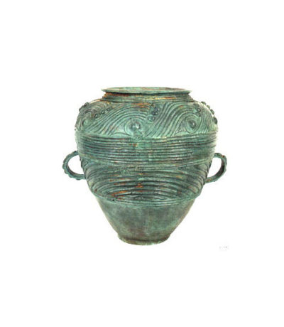 SRB81389 Bronze Verdigris Vase Metropolitan Galleries Inc.