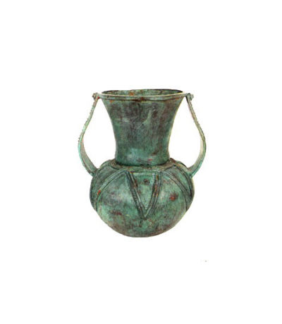 Bronze Verdigris Vase Metropolitan Galleries Inc.