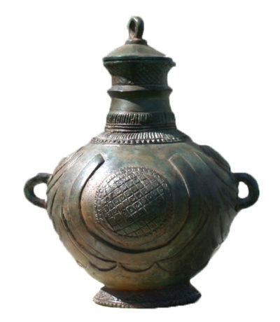 Bronze Verdigris Vase Metropolitan Galleries Inc. Bronze Home Decor