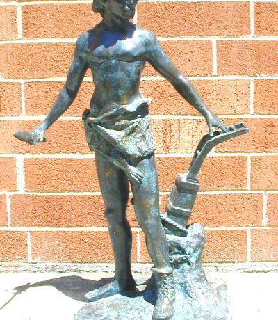 Bronze Ense Et Aratro Sculpture Metropolitan Galleries
