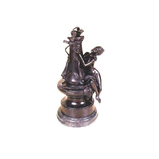 SRB81535 Bronze Fairy Vase Sculpture