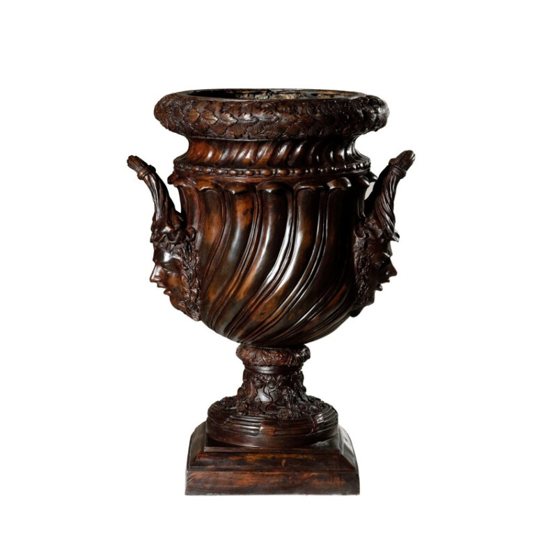 SRB85121 Bronze Zeus Planter Urn by Metropolitan Galleries Inc