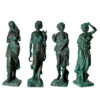 Bronze Lady Four Seasons Sculpture Set