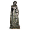 Bronze Female Columnar Sculpture