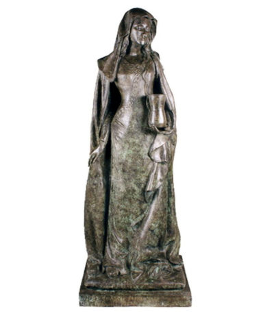 SRB97021 Bronze Female Columnar Sculpture Metropolitan Galleries Inc.