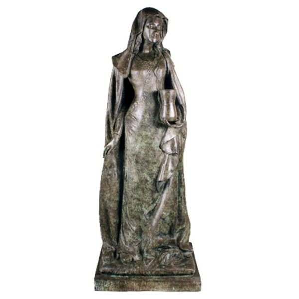 SRB97021 Bronze Female Columnar Sculpture Metropolitan Galleries Inc.