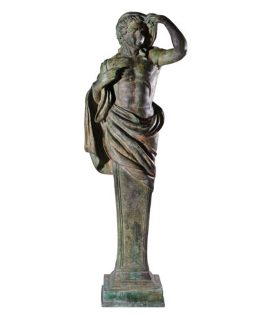 SRB97024 Bronze Male Columnar Sculpture Metropolitan Galleries Inc.