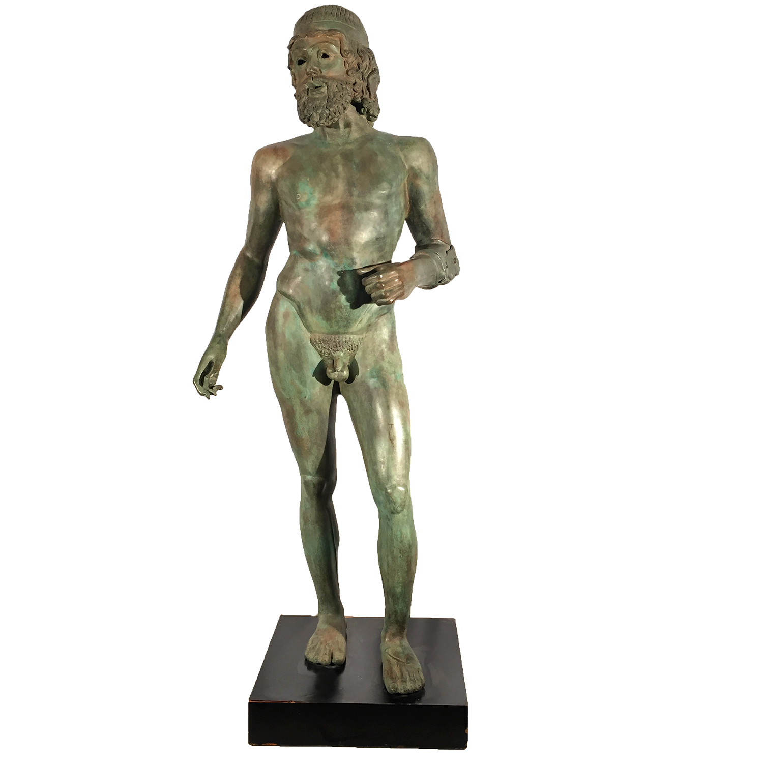 SRB990766 Bronze Nude Greek Male Sculpture Metropolitan Galleries Inc.