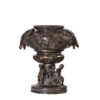 Bronze Rams Head Urn