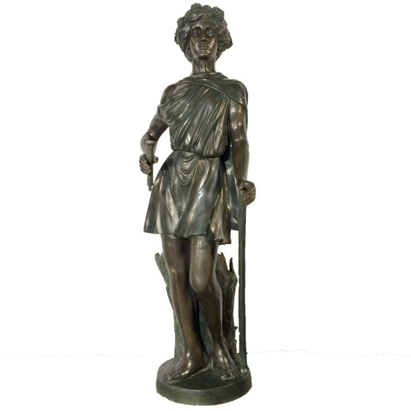 SRB992081 Bronze Garden Male Sculpture Metropolitan Galleries Inc.
