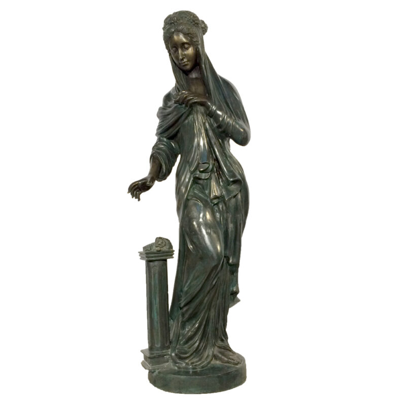 SRB992083 Bronze Garden Lady Sculpture Metropolitan Galleries Inc.