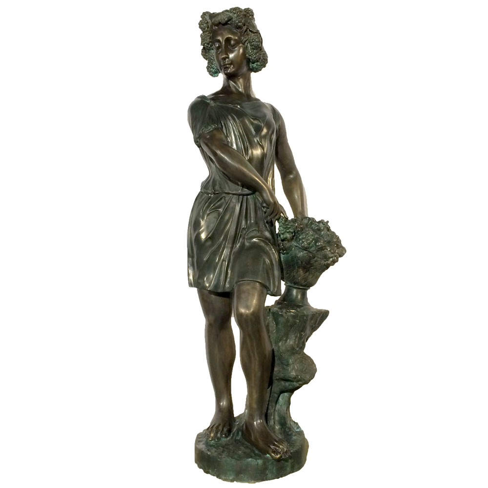 SRB992084 Bronze Garden Male Sculpture Metropolitan Galleries Inc.