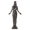 Bronze Lady with Cloth Sculpture