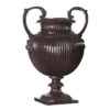 Bronze Lobed Urn with Handles