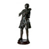 Bronze Male Violinist Sculpture