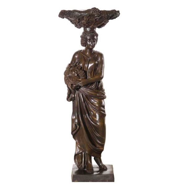 SRB81565 Bronze L'Hiver-Modern Caryatid Sculpture Metropolitan Galleries Inc.