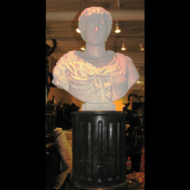 Marble Morgan Greco Bust Sculpture Metropolitan Galleries Inc.