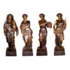 Bronze Four Seasons Sculpture Set