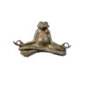 Bronze Frog Meditating Sculpture