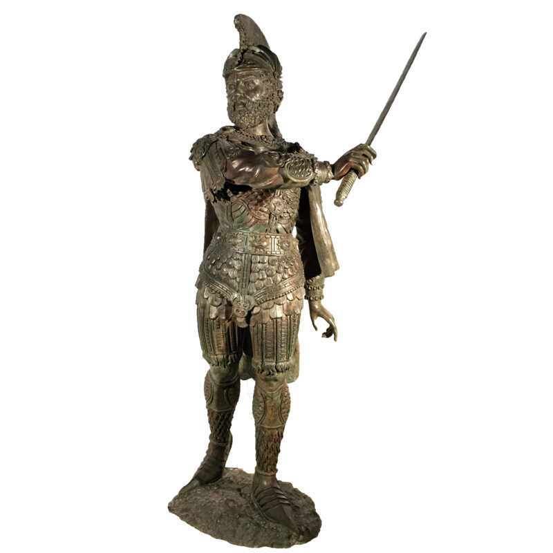 SRB991255 Bronze Centurion Sculpture Metropolitan Galleries Inc.
