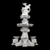 Marble Lady Tier Fountain with Cupids & Lions