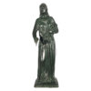 Bronze Maria with Flowers Sculpture